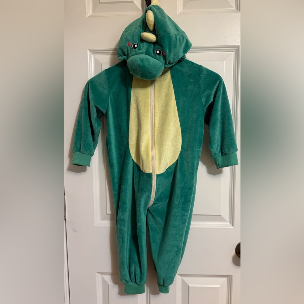 Green Dinosaur Onesie Costume